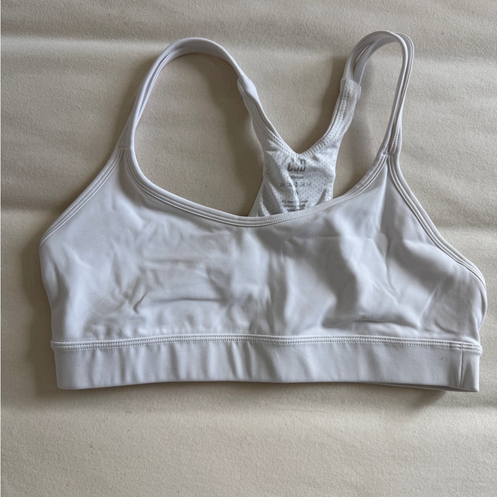 Women's CSB White Sports Bra